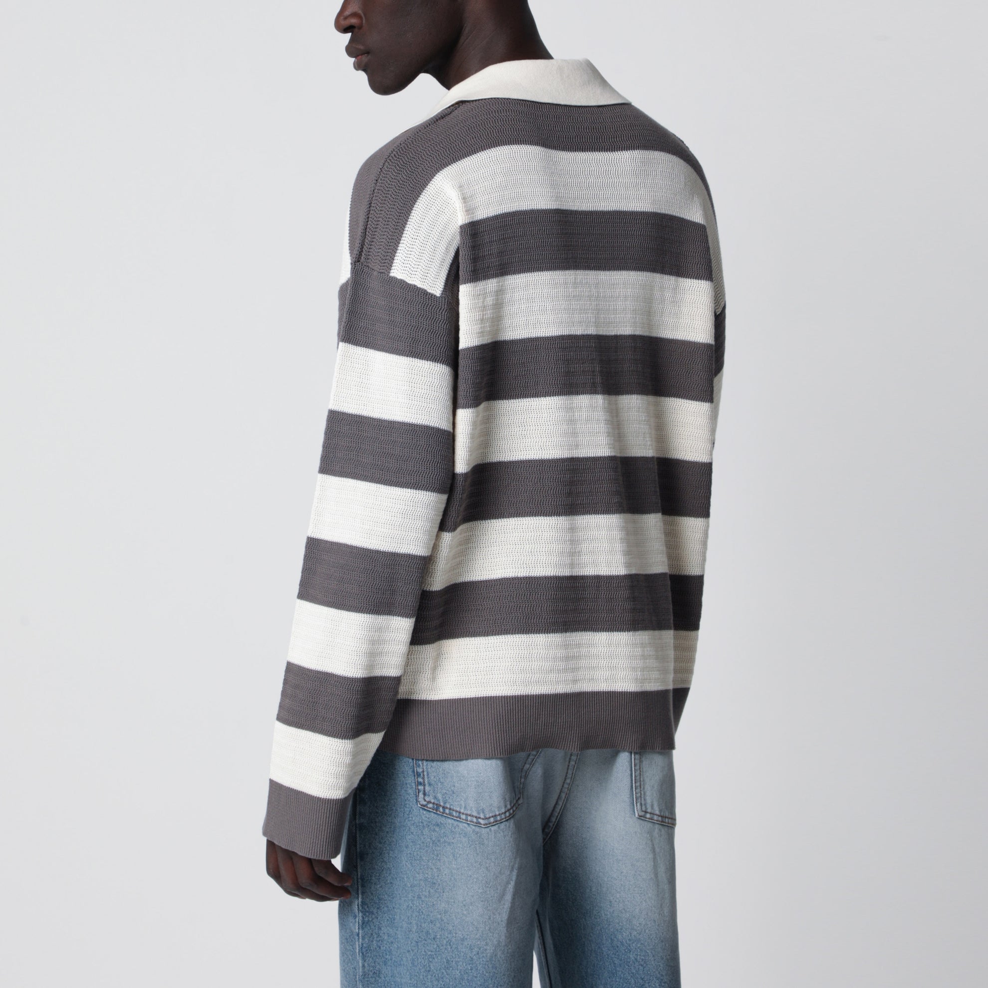 Cardigan Ami de Coeur in maglia di cotone a righe