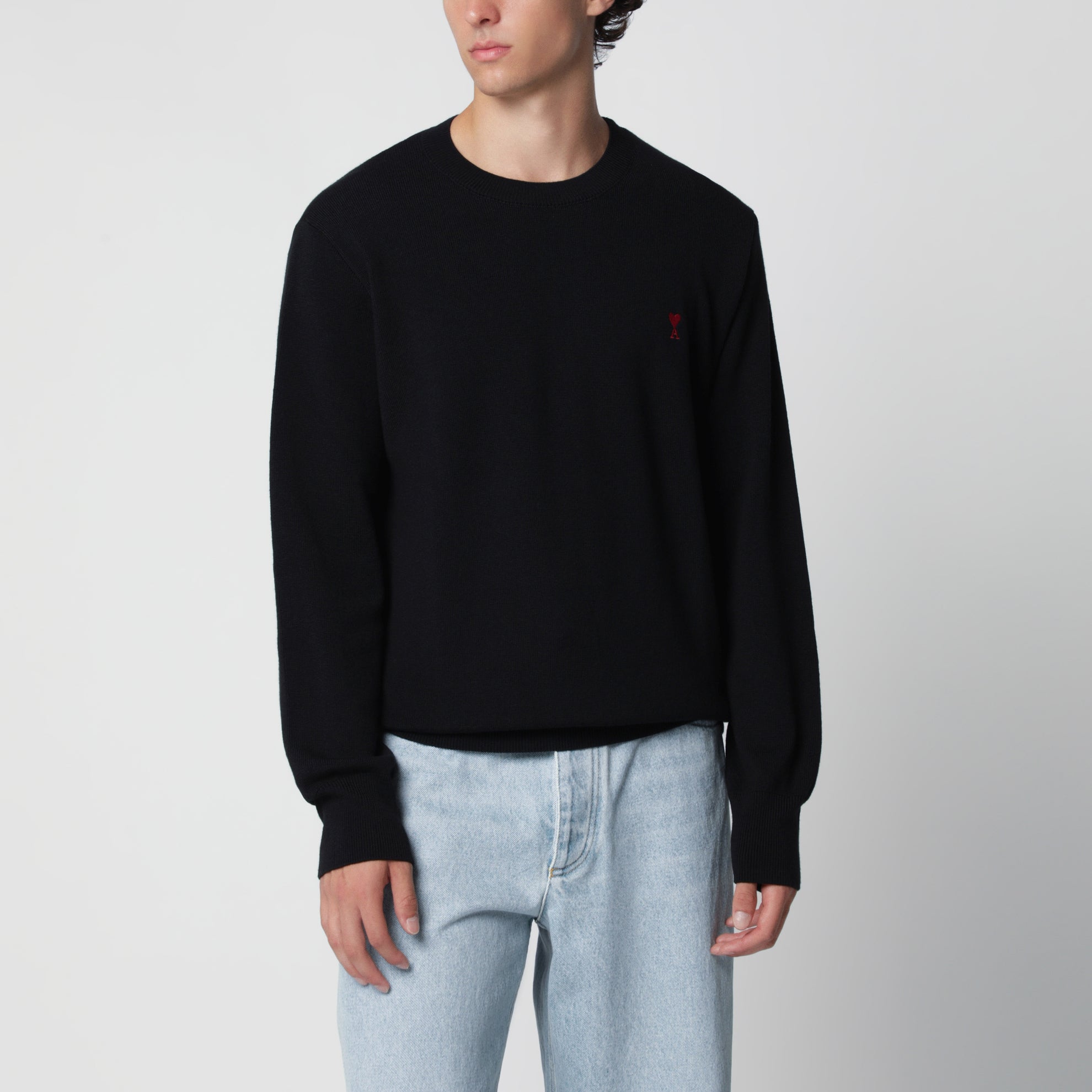 Schwarzer Ami De Coeur Pullover