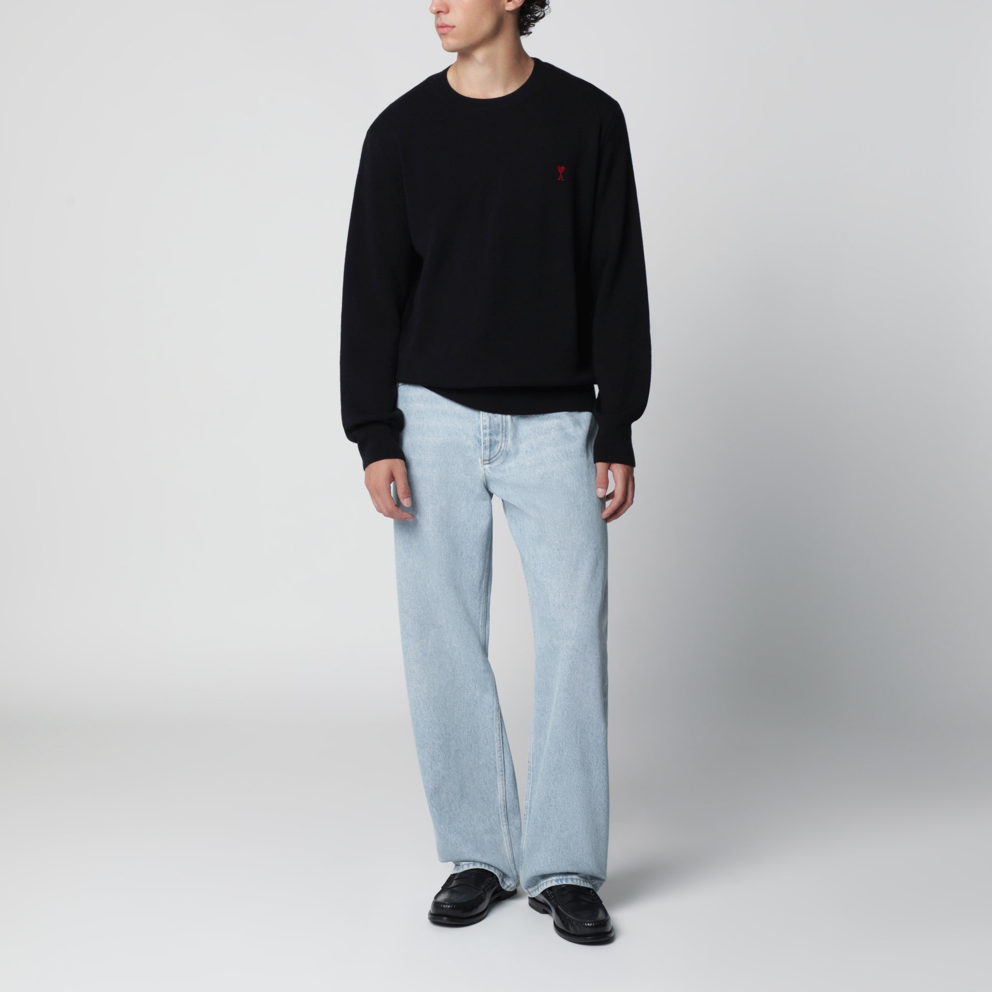 Schwarzer Ami De Coeur Pullover