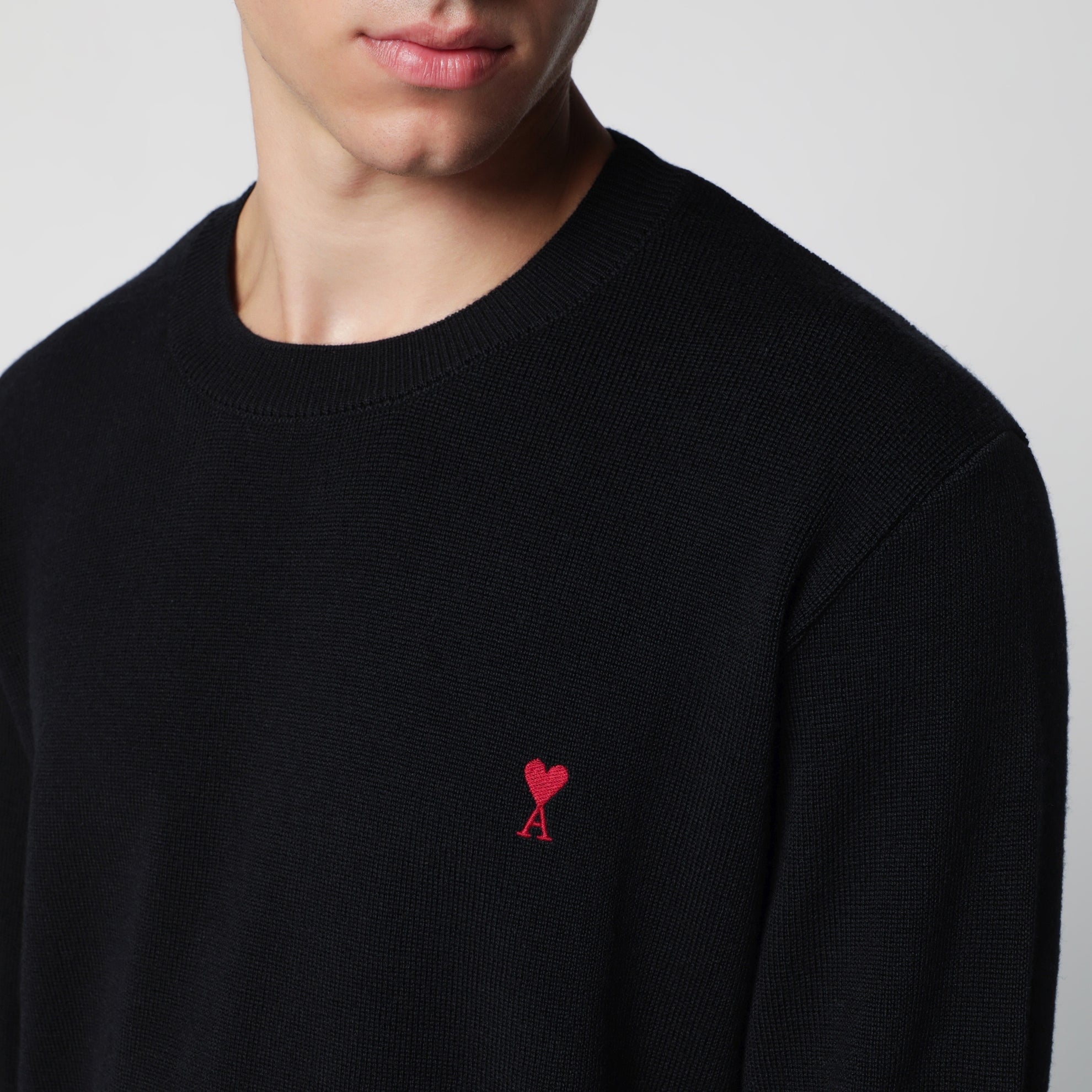Schwarzer Ami De Coeur Pullover