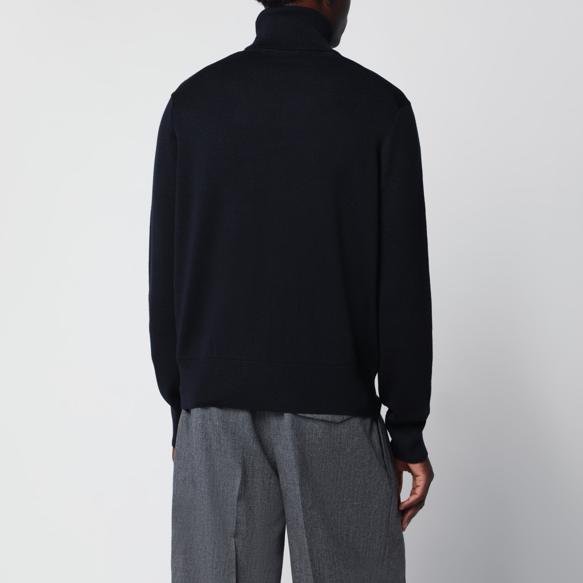 Pull col roulé bleu marine Ami De Coeur