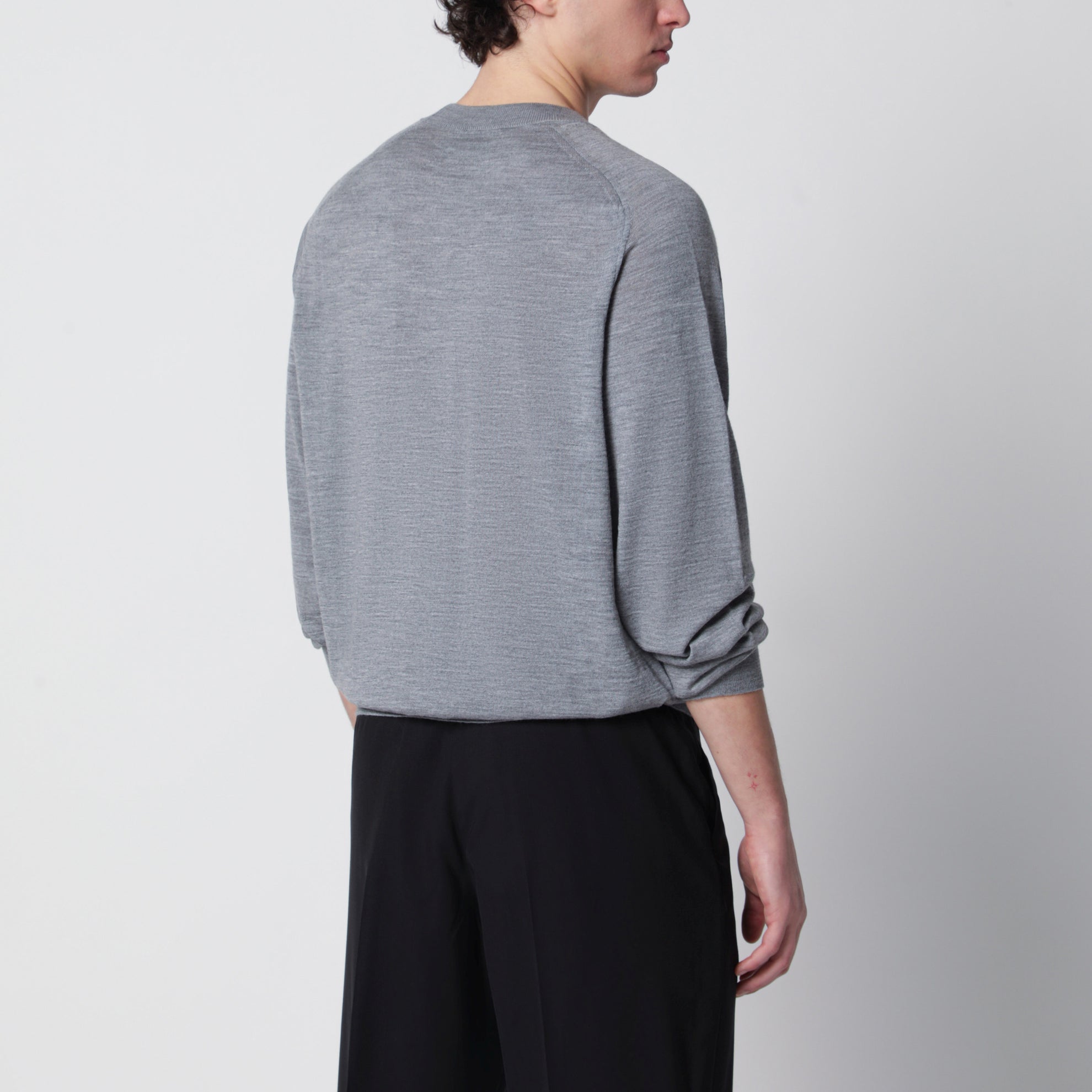 Grey wool Ami de Coeur sweater