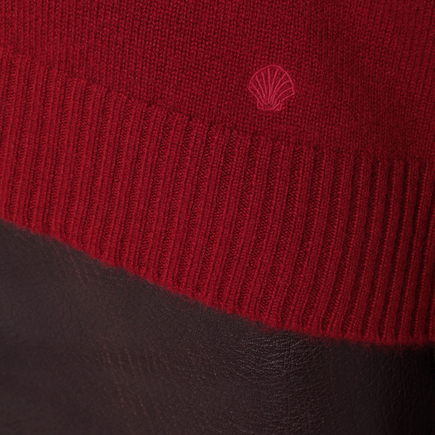 Burgundy cashmere sweater