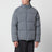 Grey down jacket in nylon blend