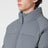 Grey down jacket in nylon blend
