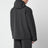 Anthrazitschwarze Jacke mit Kapuze
