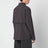 Camicia nera carbone in misto nylon