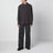 Pantaloni neri carbone in misto nylon