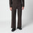 Slate Brown trousers in nylon blend