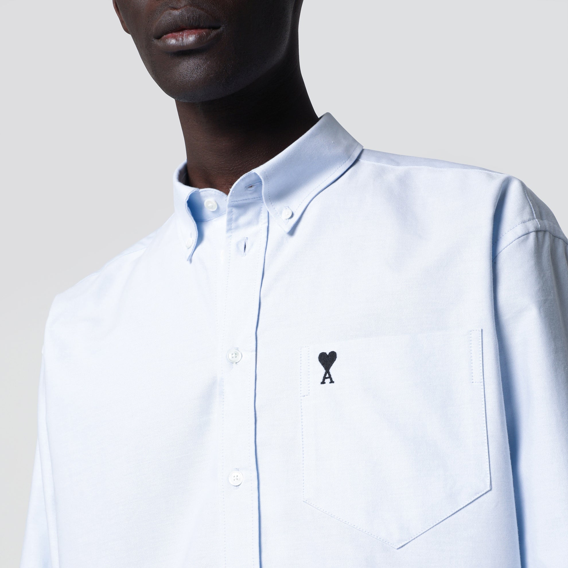 Light blue Ami de Coeur shirt by Ami Paris