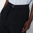 Bermuda wide black in cotton