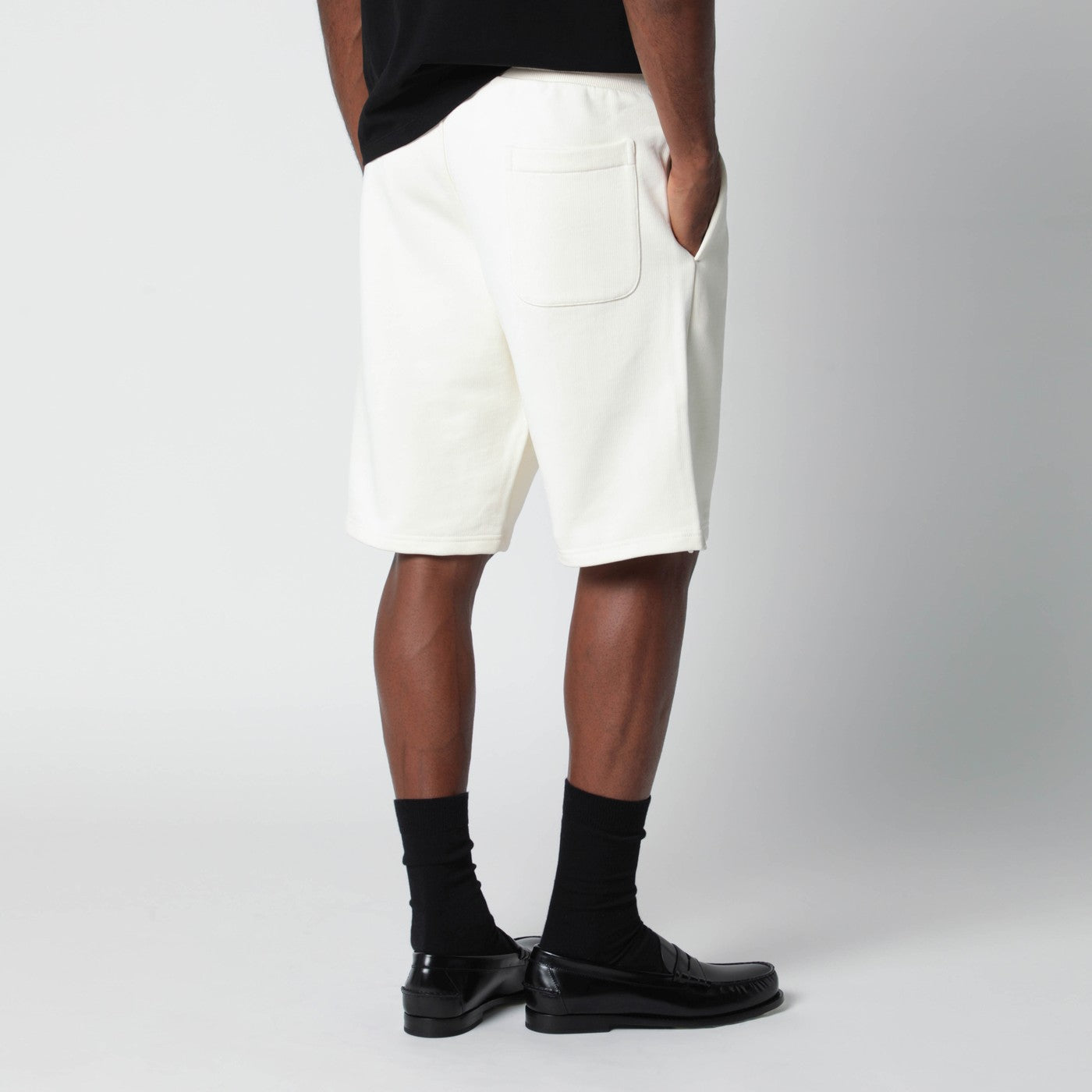 Ami De Coeur white bermuda shorts