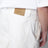 Bermuda ample en sergé de coton blanc
