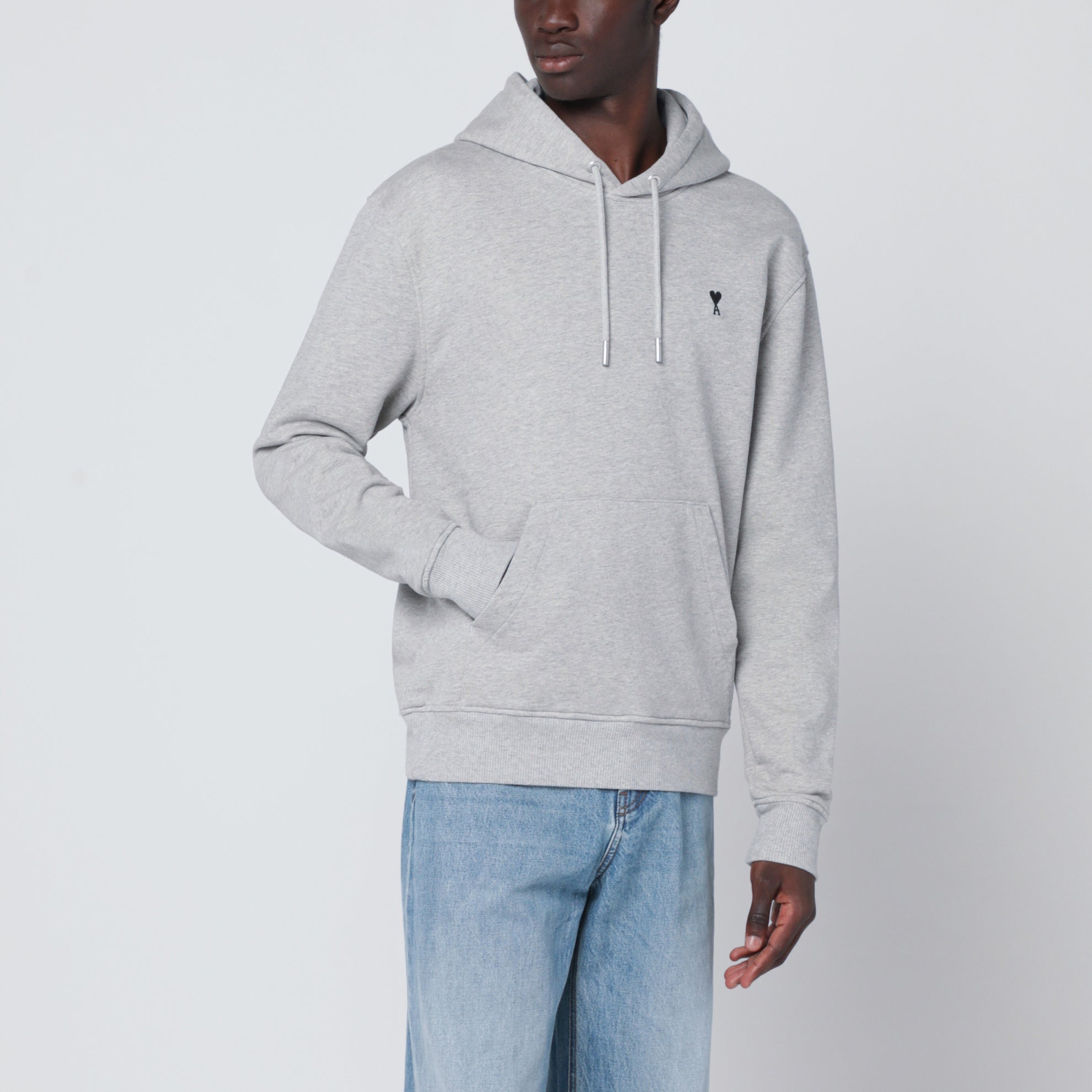 Sweat à capuche Ami de Coeur gris