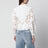 Blusa Nina bianca in cotone e lino