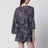 Faded Night silk blouse