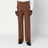 Hazelnut wool trousers