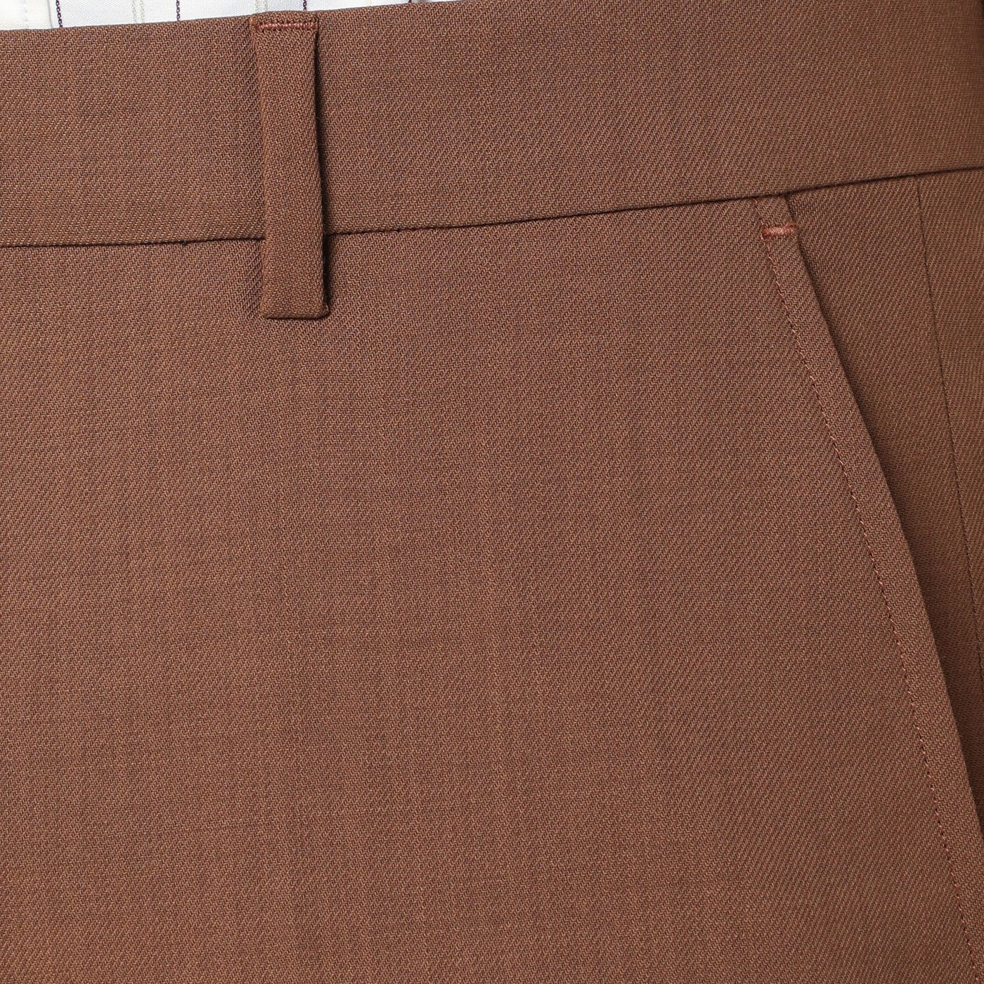 Hazelnut wool trousers