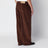 pantalon en velours côtelé marron chocolat