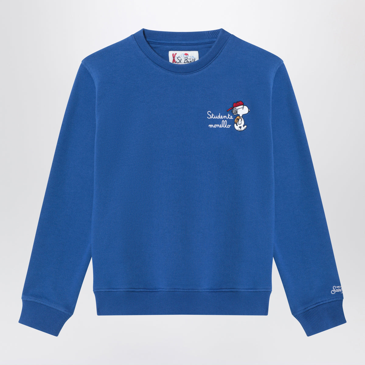 Blue Snoopy Student Bully cotton sweatshirt