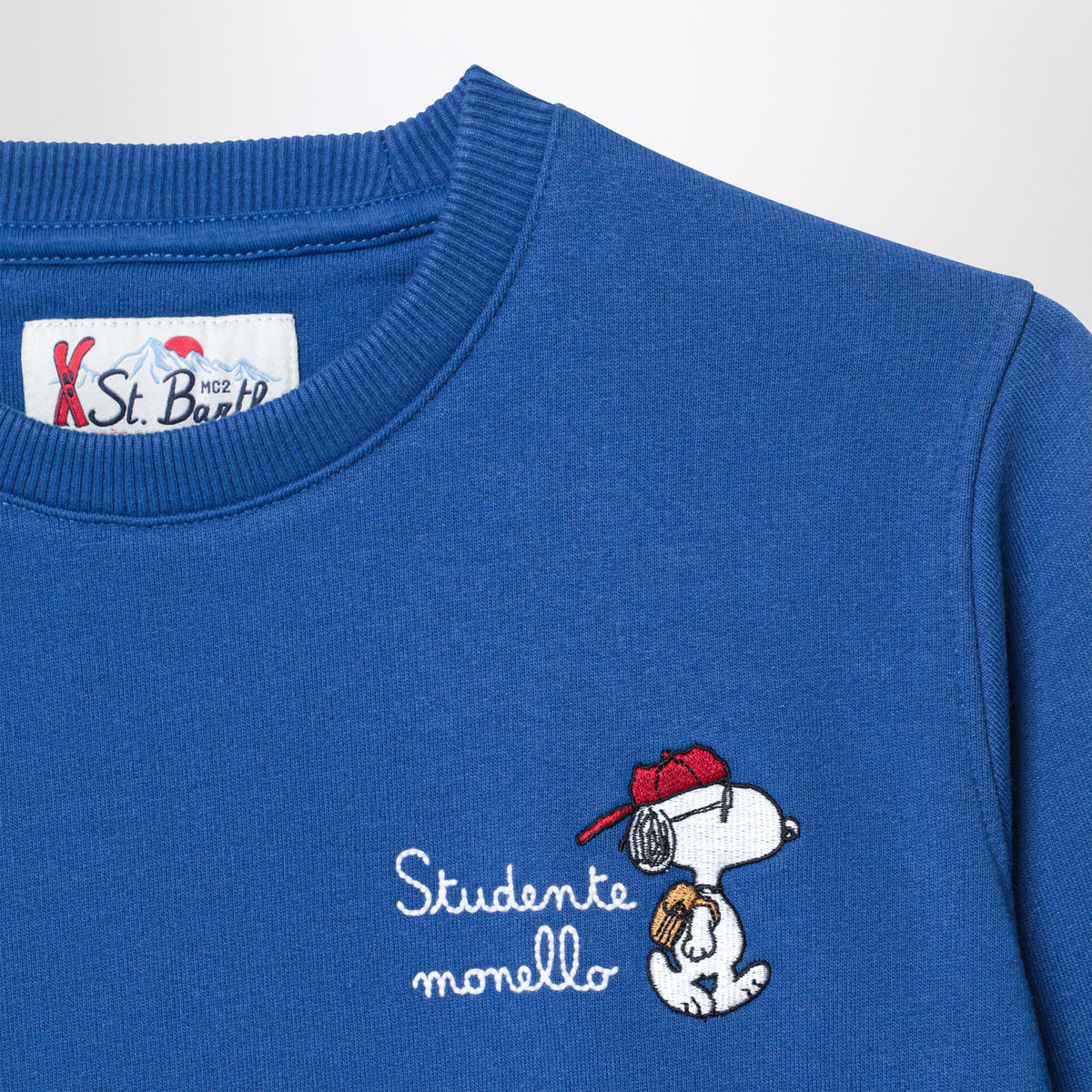 Blue Snoopy Student Bully cotton sweatshirt
