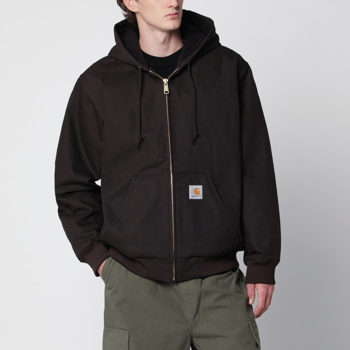 Tabakfarbene Active Jacket Winter