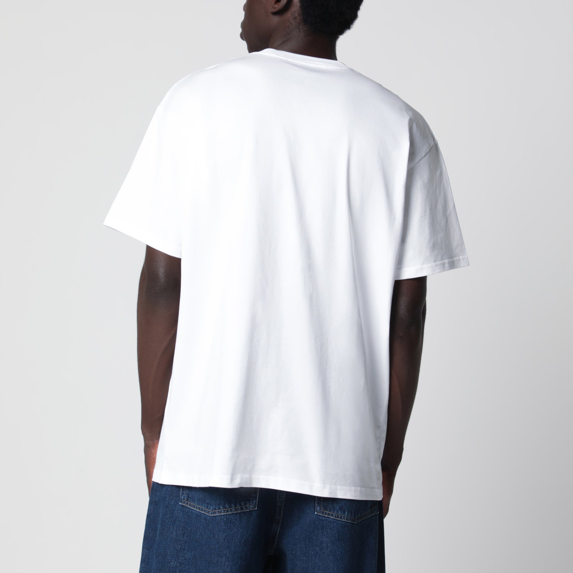 S/S Chase T-Shirt bianca in cotone