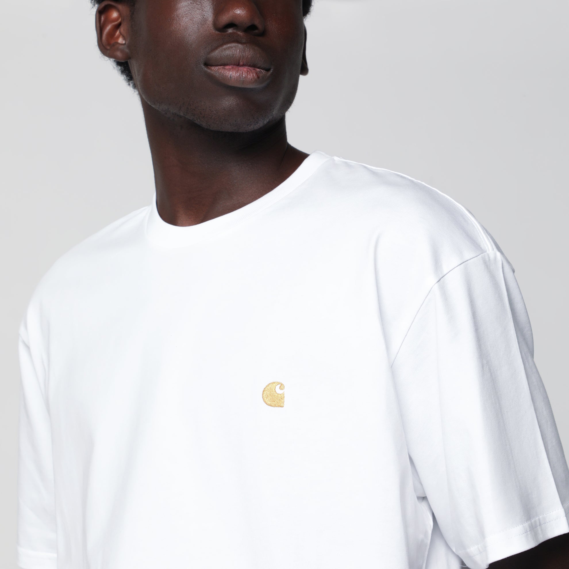 S/S Chase T-Shirt bianca in cotone