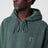 Felpa con cappuccio Vista Dark Scarab/Garment dyed