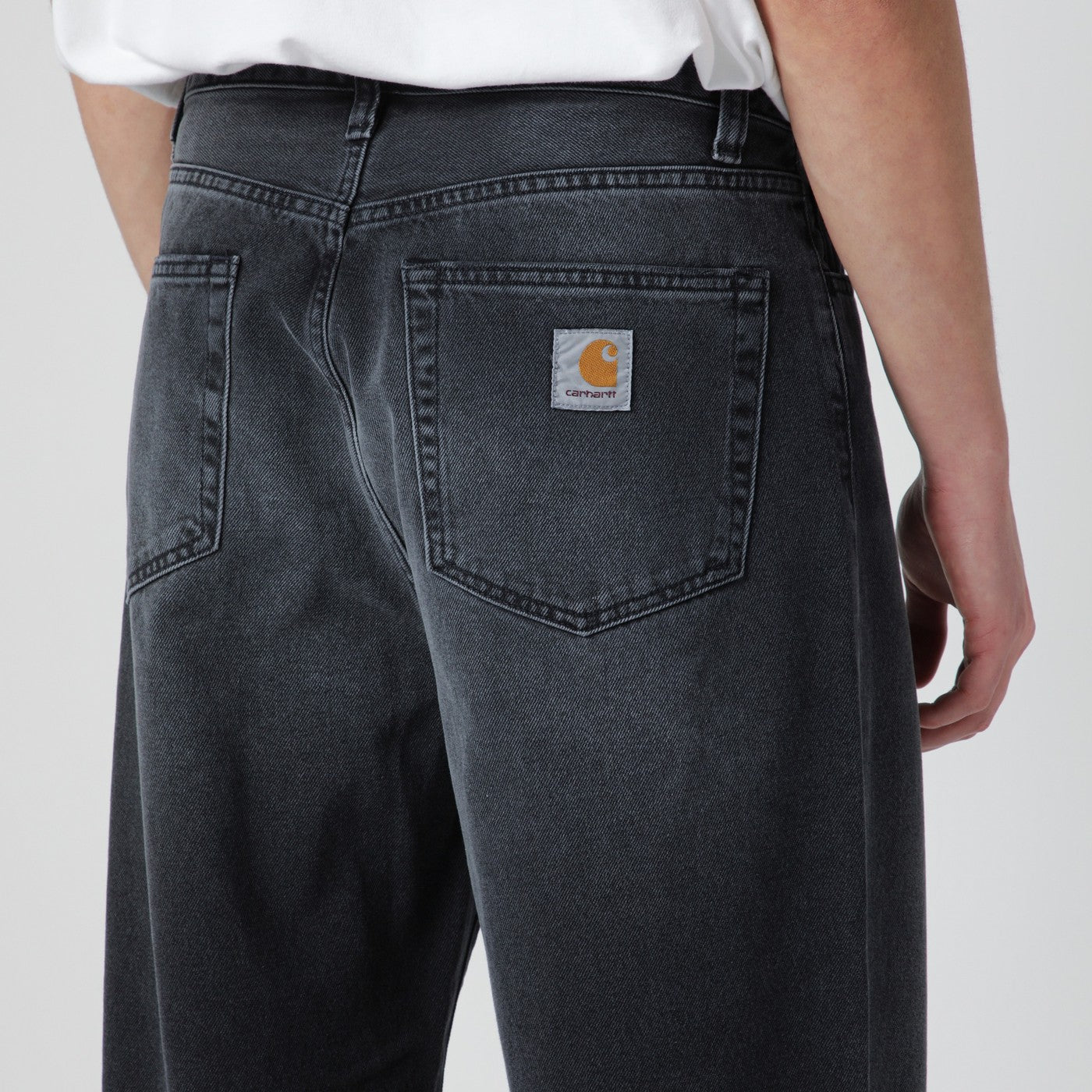 Landon Pant Black/Worn Bleached