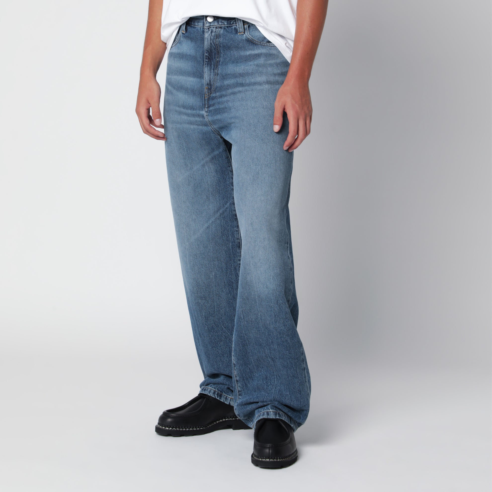Pantalone Landon blu in denim