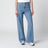 Pantaloni Jane a vita alta in denim blu