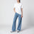 Pantaloni Jane a vita alta in denim blu