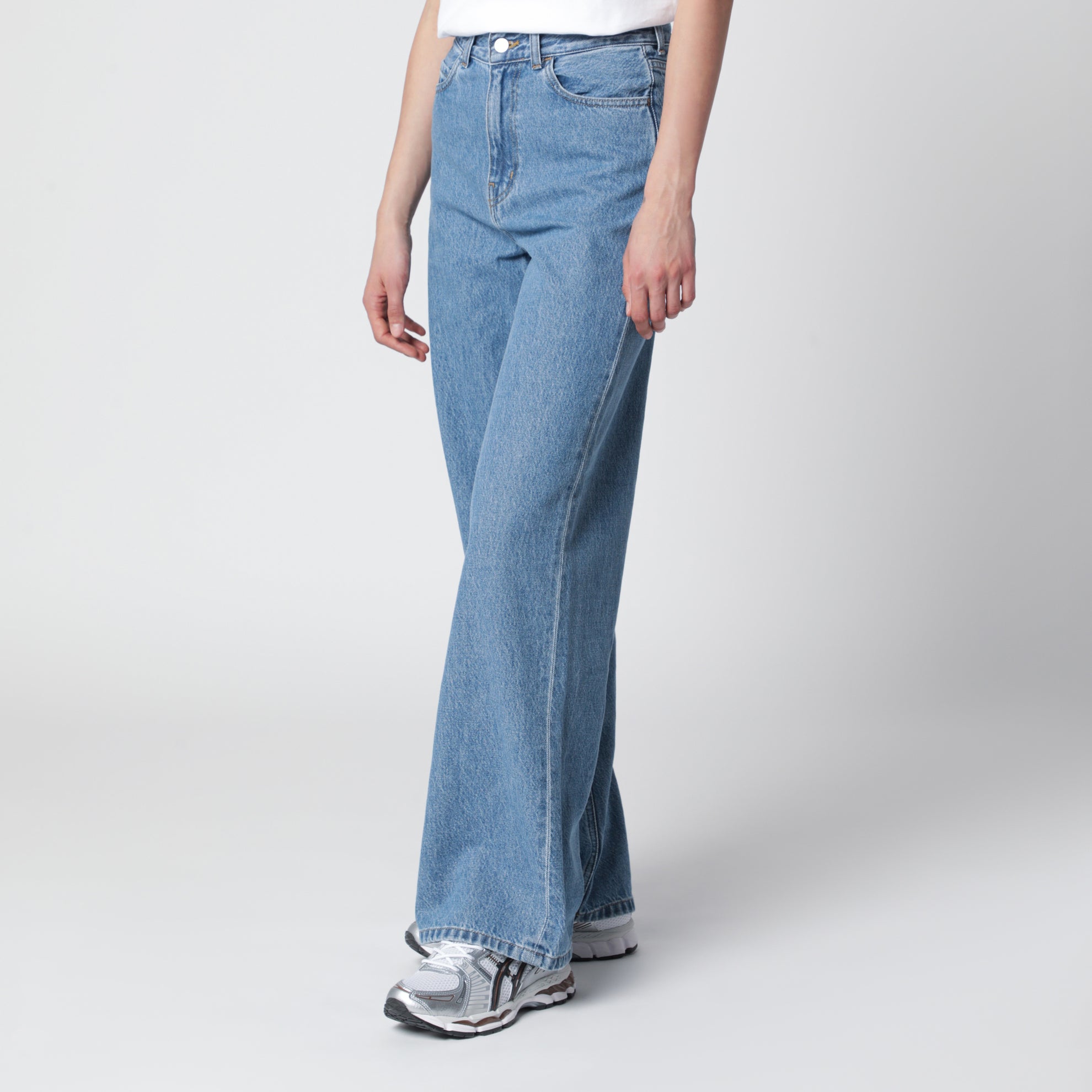 Jane high-waisted jeans in blue denim