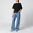 T-shirt corta Chester in cotone bio nera