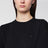 Black Chester cropped T-shirt in organic cotton