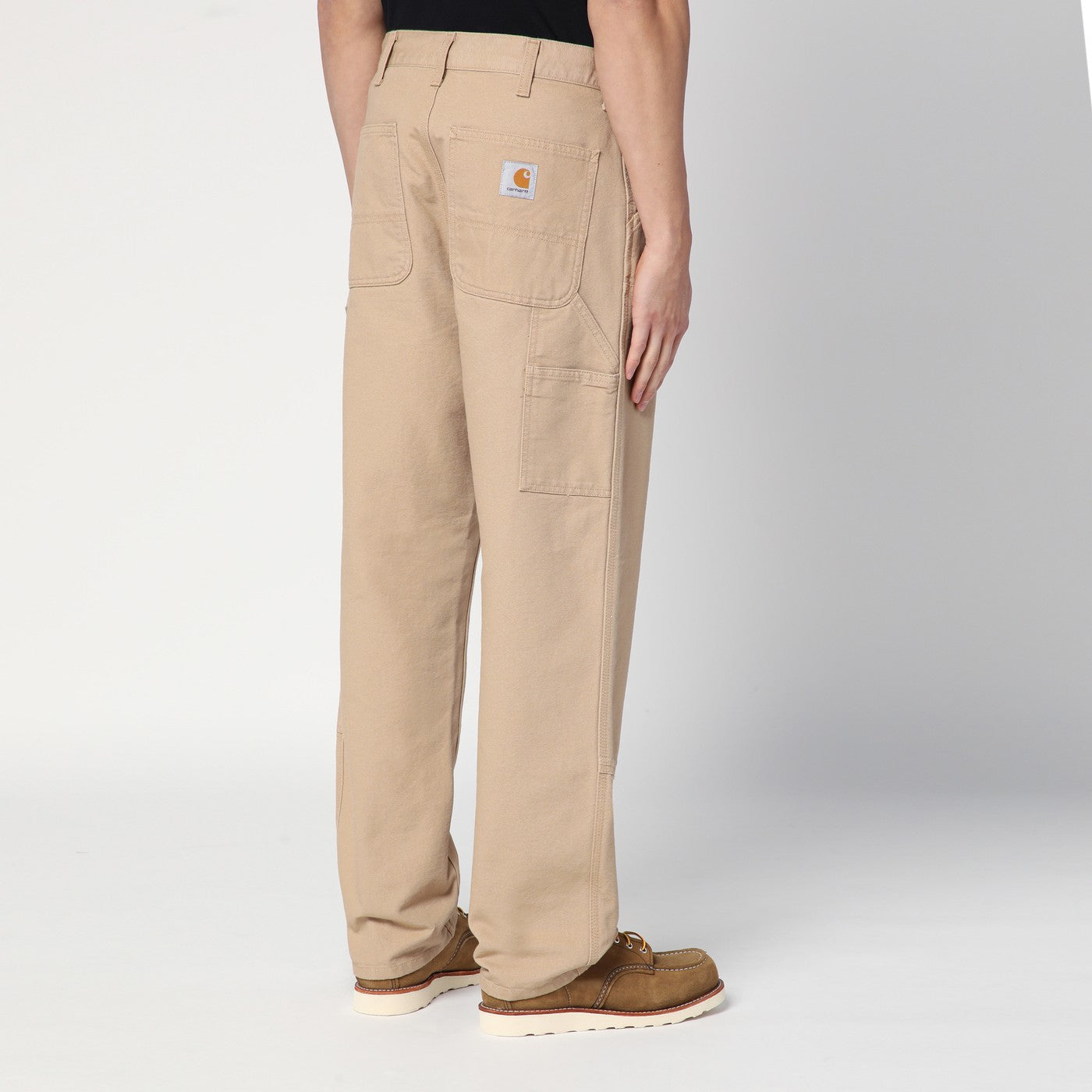 Pantalon Double Knee Pant Dusty Brown Rinsed