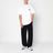 Black Rinsed Double Knee Pant