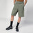 Single Knee Shorts Park green