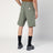 Single Knee Shorts Park green