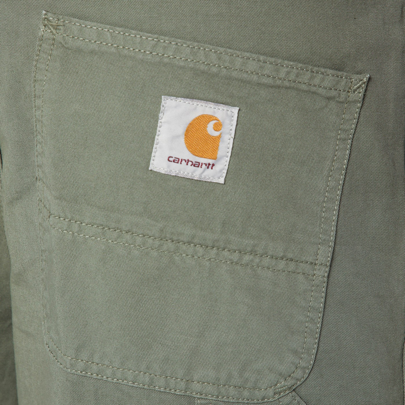 Single Knee Shorts Park green