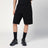 Single Knee Shorts black
