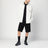 Single Knee Shorts black