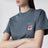 Pocket Heart Cozy Blue/Red T-Shirt aus Bio-Baumwolle