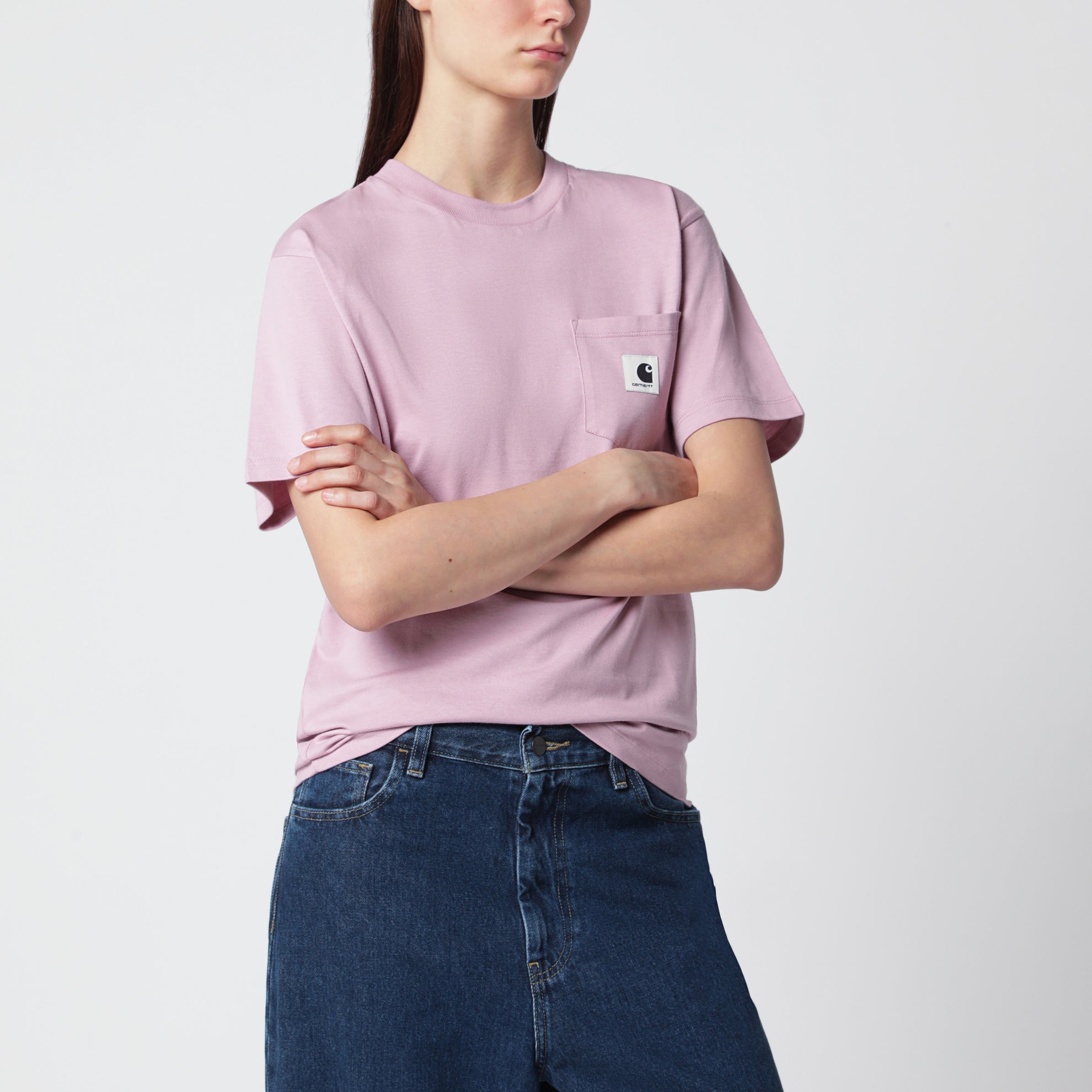 S/S Pocket T-Shirt Hortensia