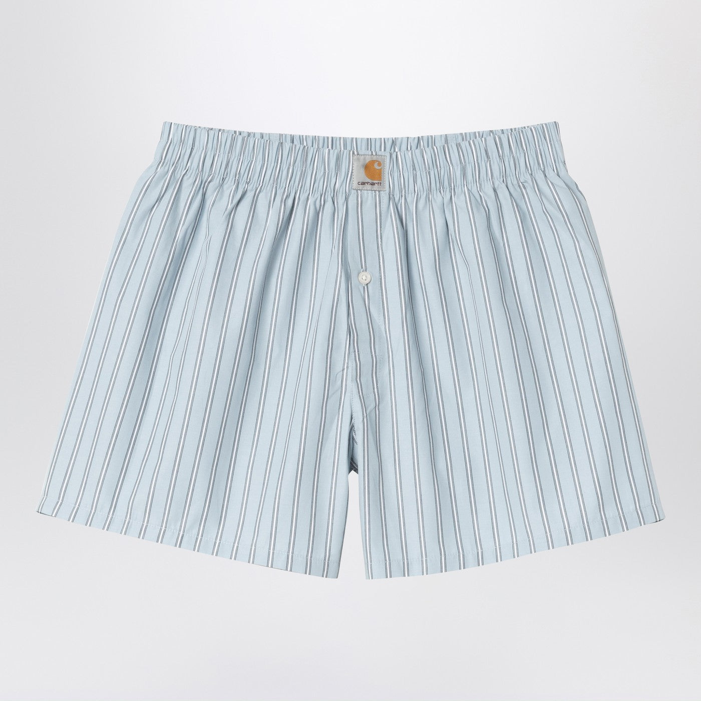 Baumwoll-Boxershorts im Streifenmuster Grimsby / Blue Fog