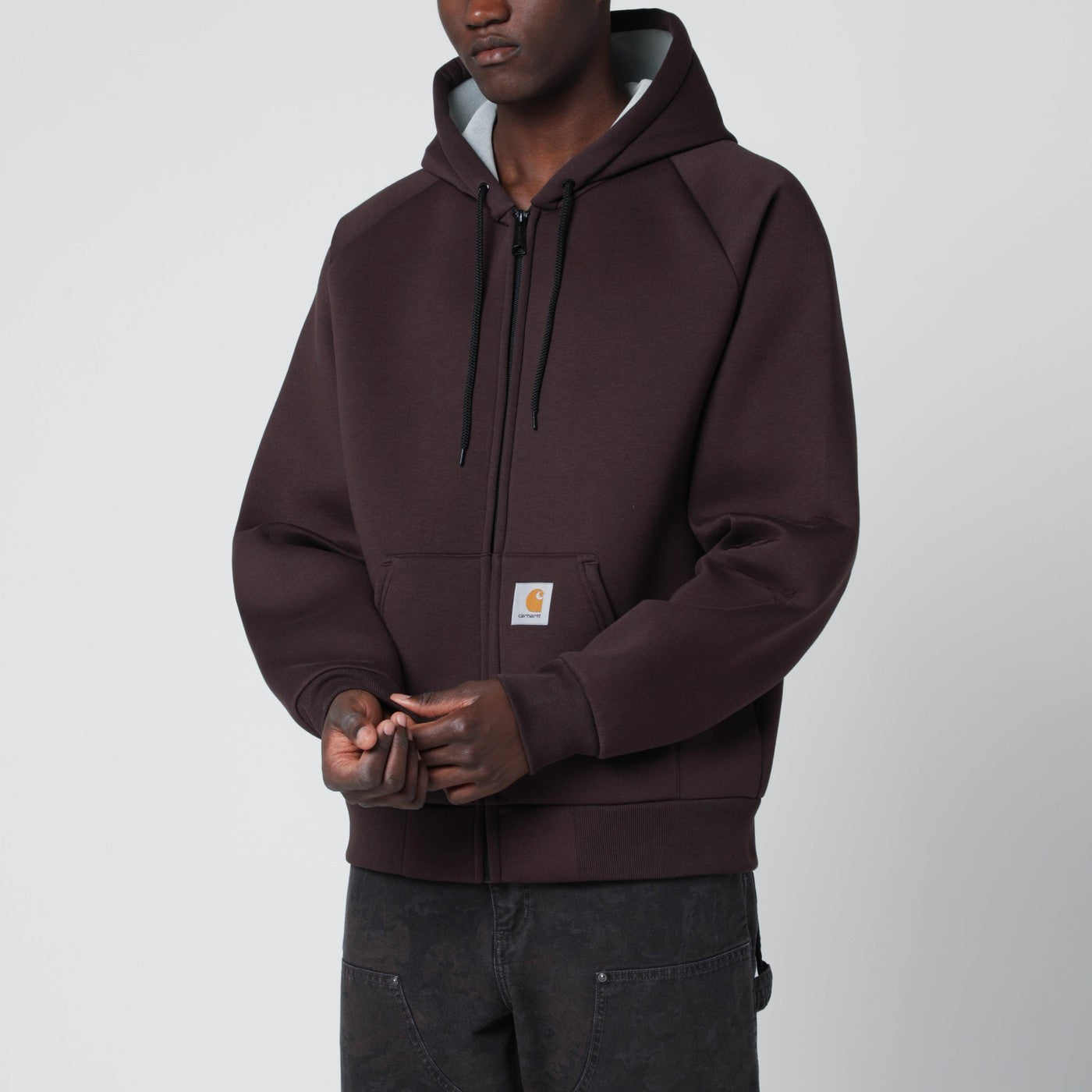 Car-Lux Hooded Jacket Palisander/Grey