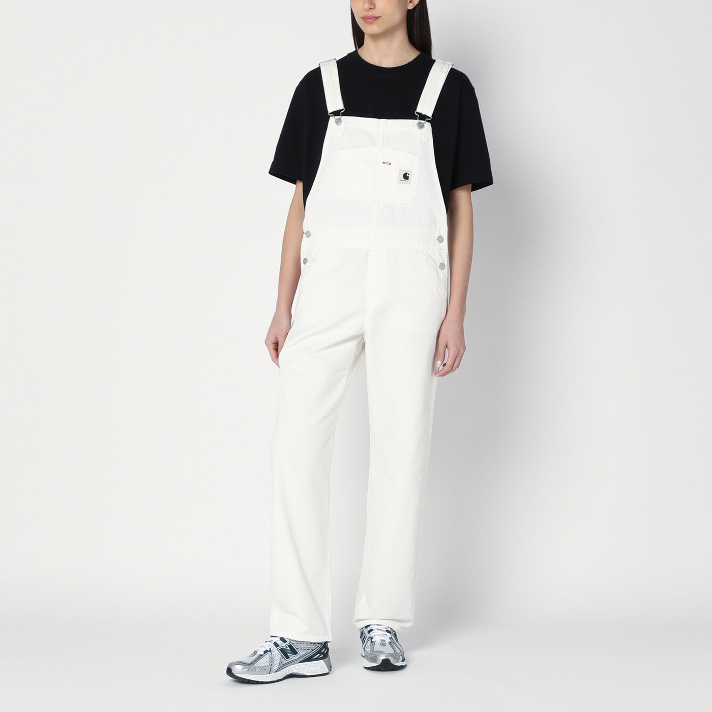Straight bib overall in wax colour