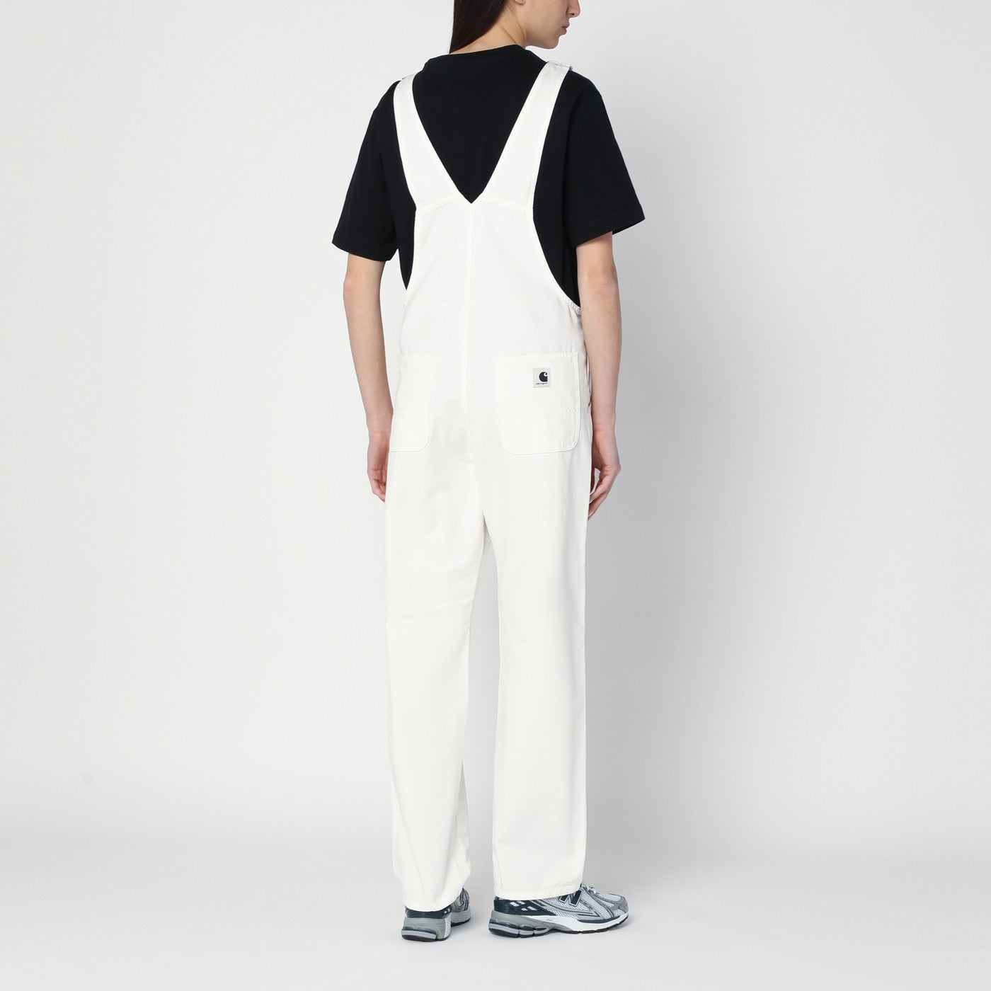 Straight bib overall in wax colour