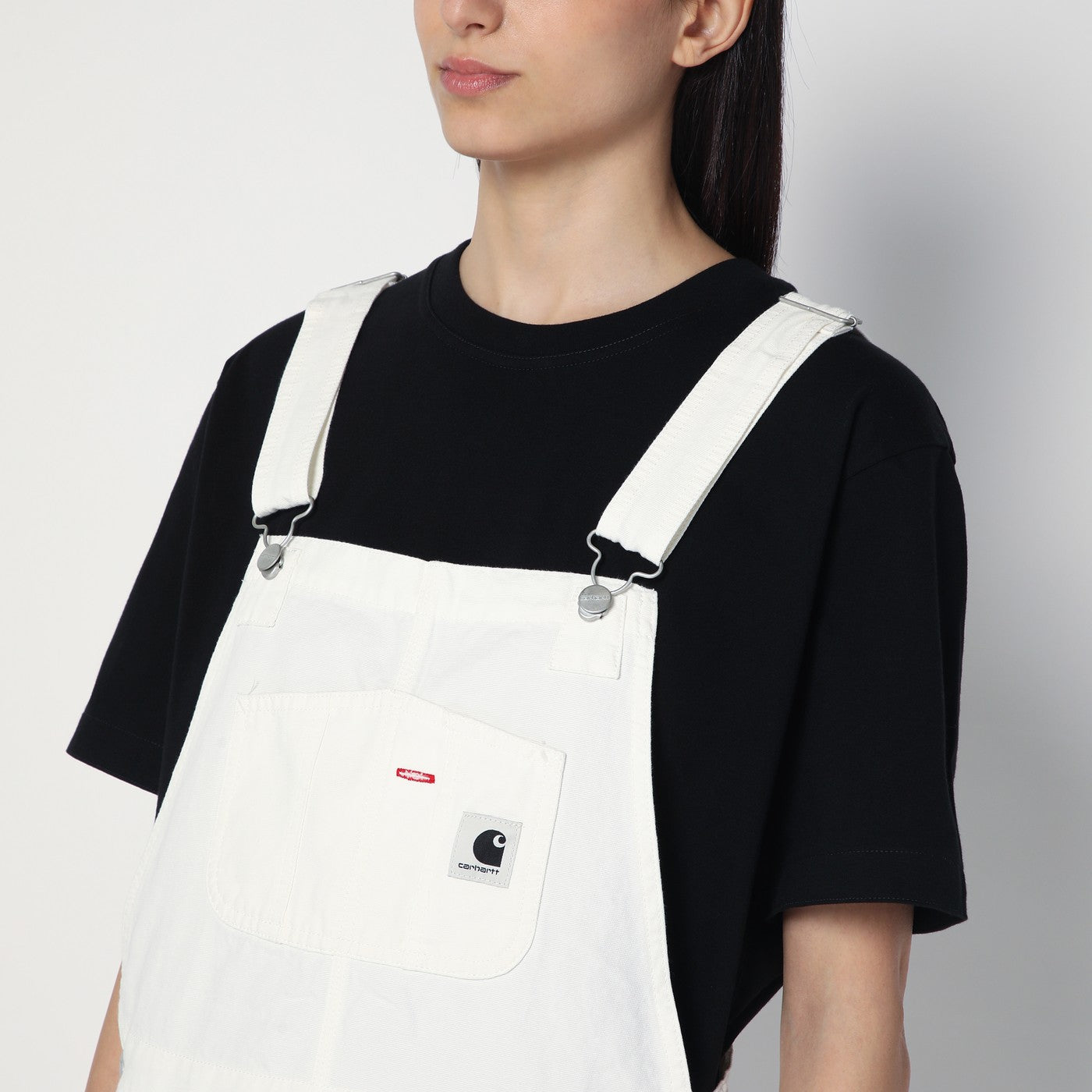 Straight bib overall in wax colour